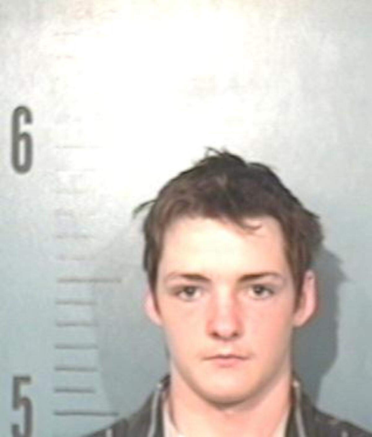 Tyler Ray Bridgewater's booking photo for a 2005 arrest in Taylor County, Texas