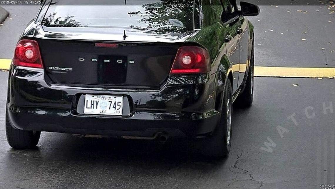 Nashville police released a photo of the vehicle the burglar and rapist is thought to have arrived at the crime scene in.