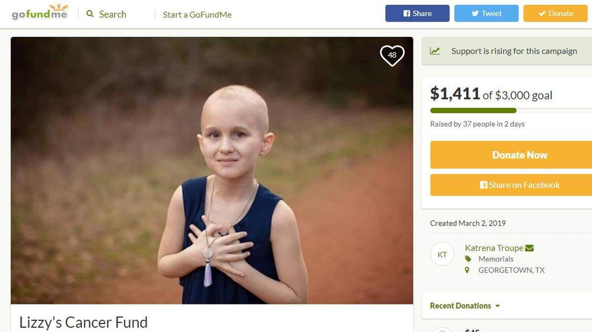 Friends and family call her “Princess Lizzy,” and they want to get a unicorn headstone for her.