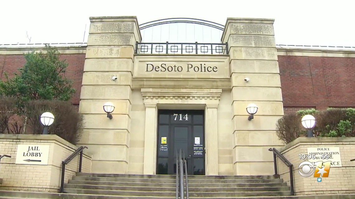 Norman Christopher Collier IV, 22, is accused of shooting Kolby Graham during a memorial “balloon release” in DeSoto, a Dallas suburb, police say. Screengrab from KTVT.