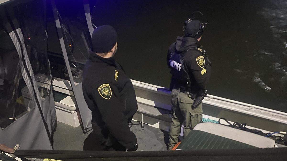 The Multnomah County Sheriff’s Office rescued a man and his dog from the Columbia River.
