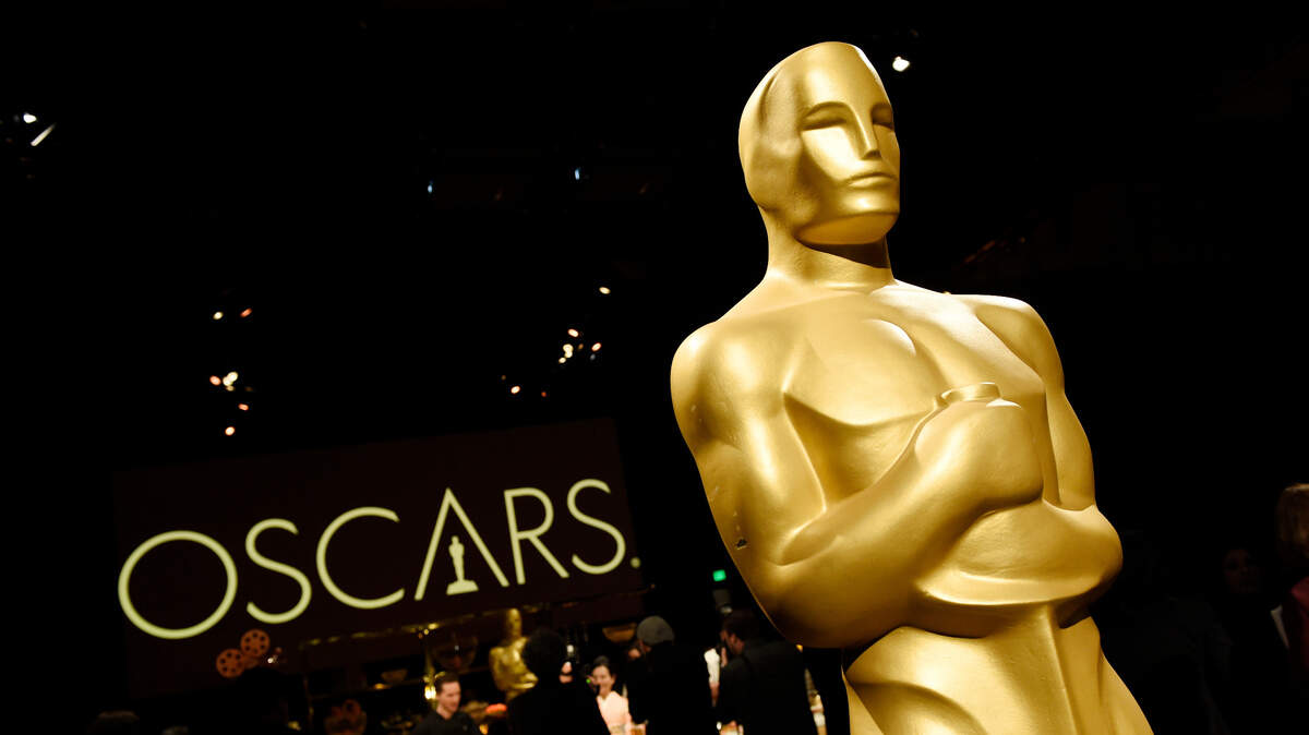 An Oscar statue is pictured at the press preview for the 91st Academy Awards Governors Ball, Friday, Feb. 15, 2019, in Los Angeles.