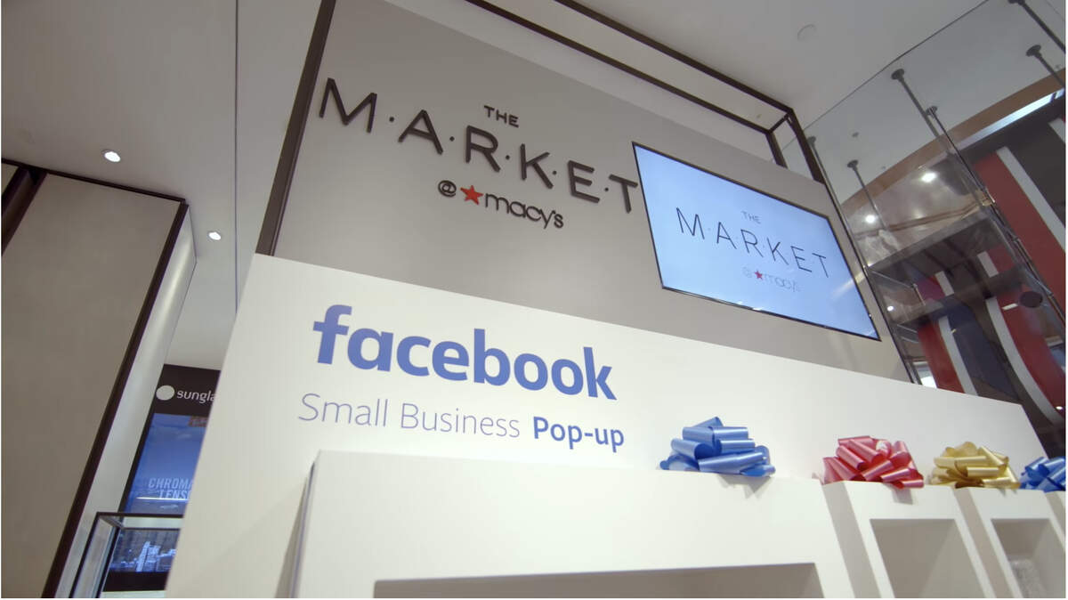 Facebook opened nine pop-up small business shops in Macy’s department stores in cities like Atlanta, Fort Lauderdale, Las Vegas and Seattle. The holiday shops will sell brands from Instagram and Facebook until February.