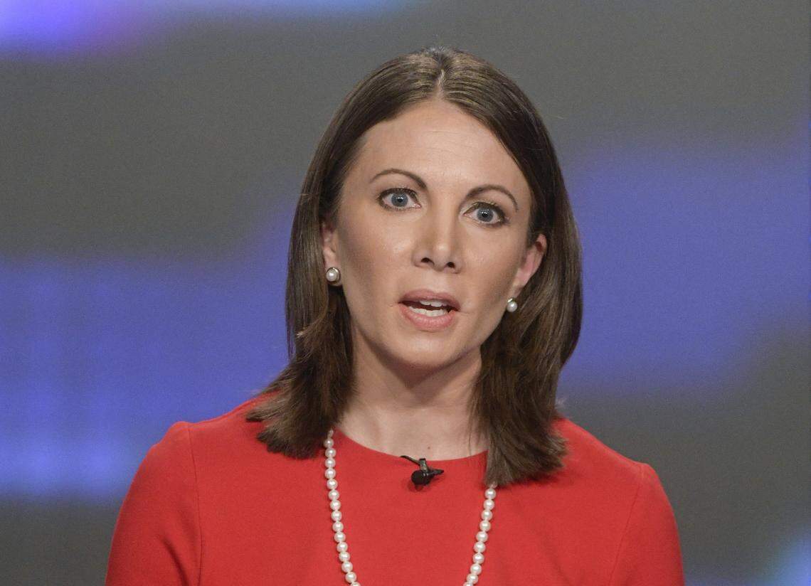 Georgia Democratic gubernatorial candidate Stacey Abrams beat opponent Stacey Evans, pictured above, in the primary.