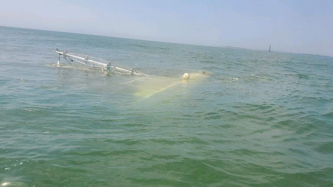 Shrimp boat capsizes off South Carolina coast with three on board, Coast Guard says