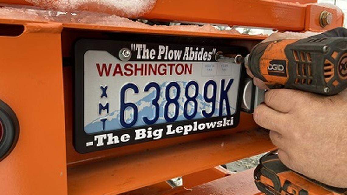 The Washington State Department of Transportation wants your help naming a snowplow. People can submit ideas until Friday at noon by responding to the tweet.