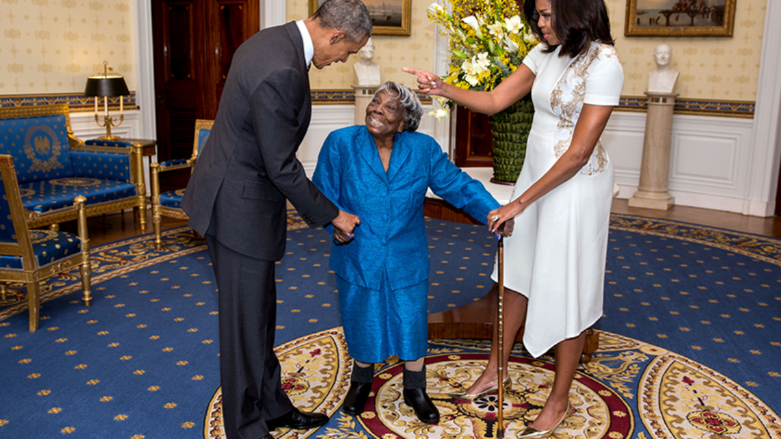 Virginia McLaurin, a long-time Washington, D.C., resident who went viral for dancing with the Obamas in 2016, has died at 113.