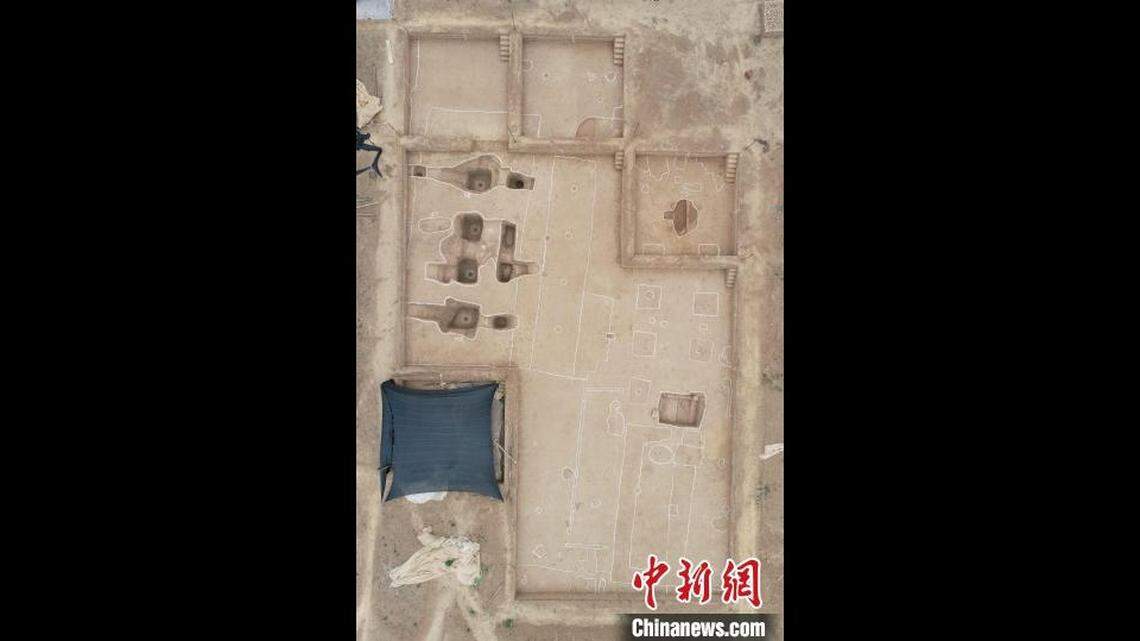 Experts said the site was built during the late Eastern Han Dynasty, nearly 2,000 years ago.
