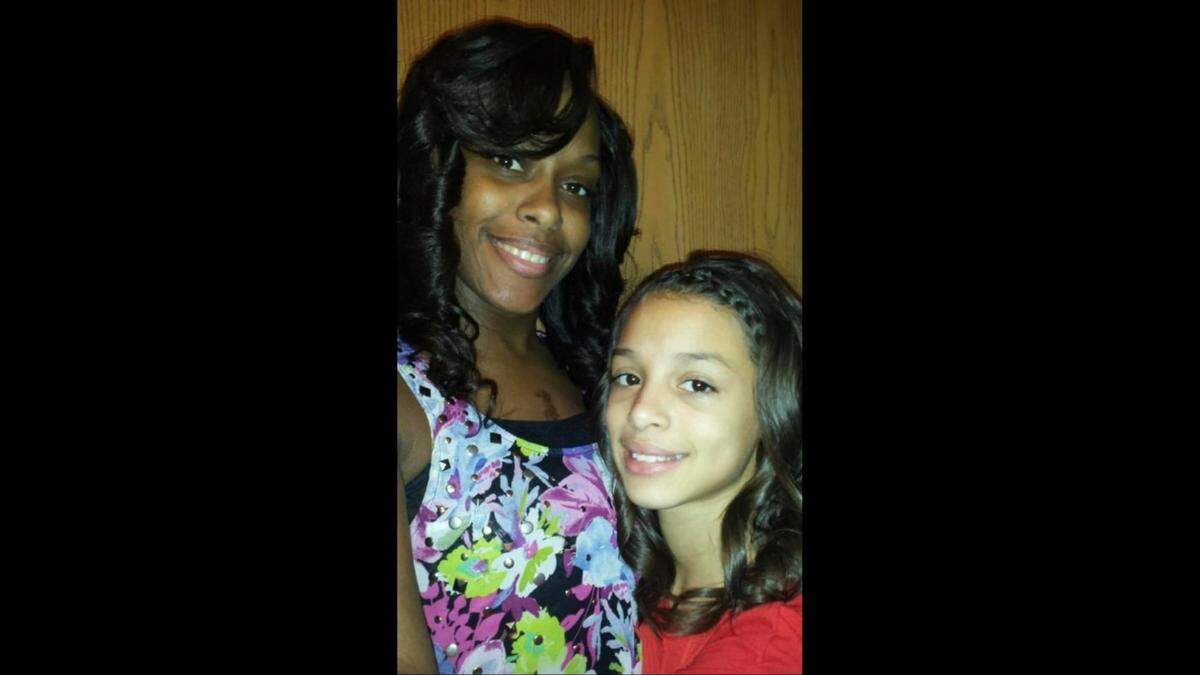Chyann Gruber and her mother Shayla Watkins