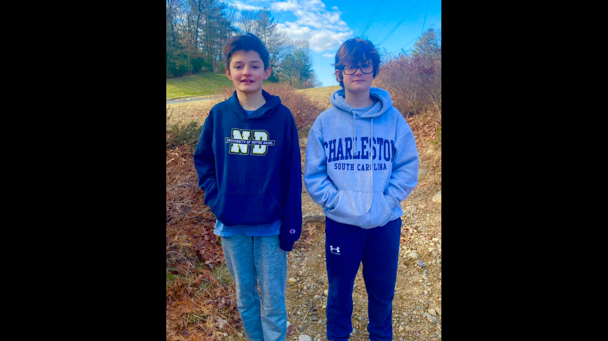 Two boys in Massachusetts, Kevin Castaneda and Jackson Allen, stumbled upon a hand grenade, prompting them to report their findings, police said.