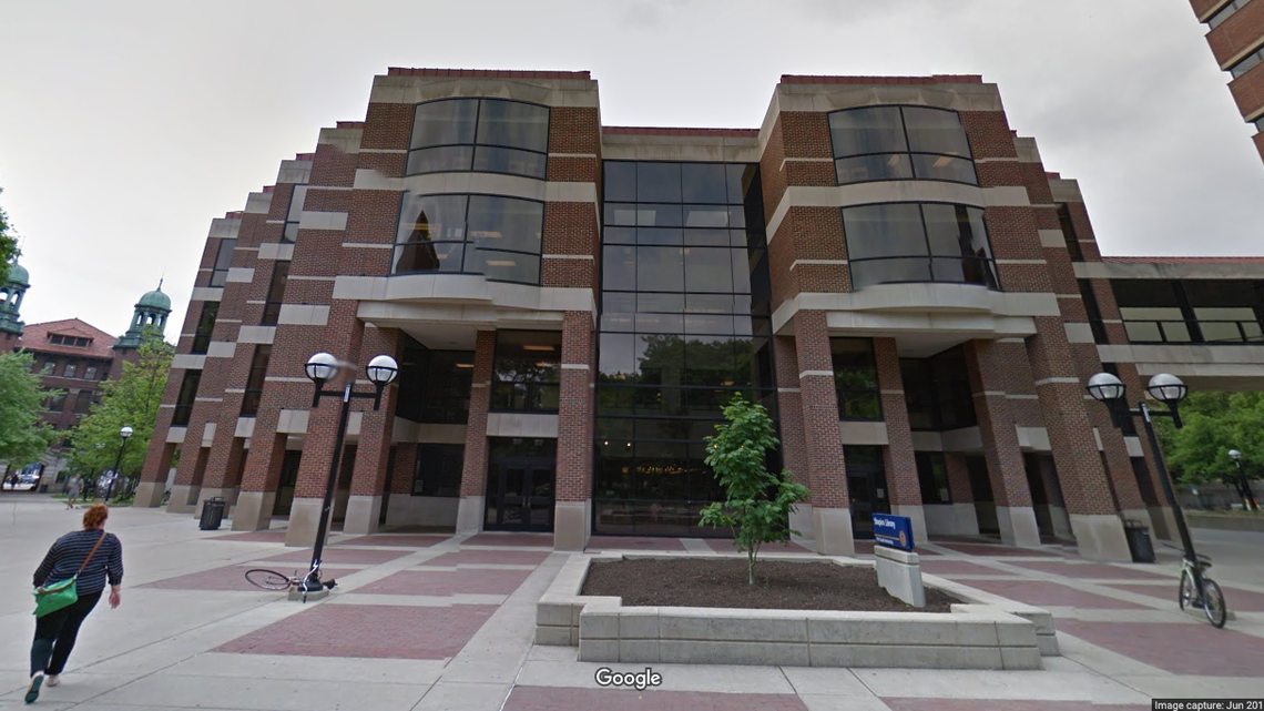 A University of Michigan library was closed after the discovery of three Mediterranean recluse spiders in a basement room. The species is potentially deadly. Screengrab from Google.