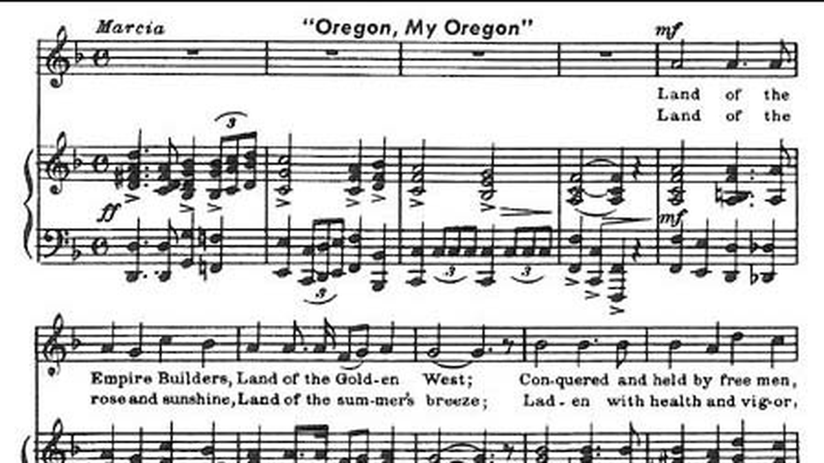 Oregon lawmakers look to change the state song from “Oregon, My Oregon,” because it has racist lyrics that ignores Native and Black experiences, the bill says.
