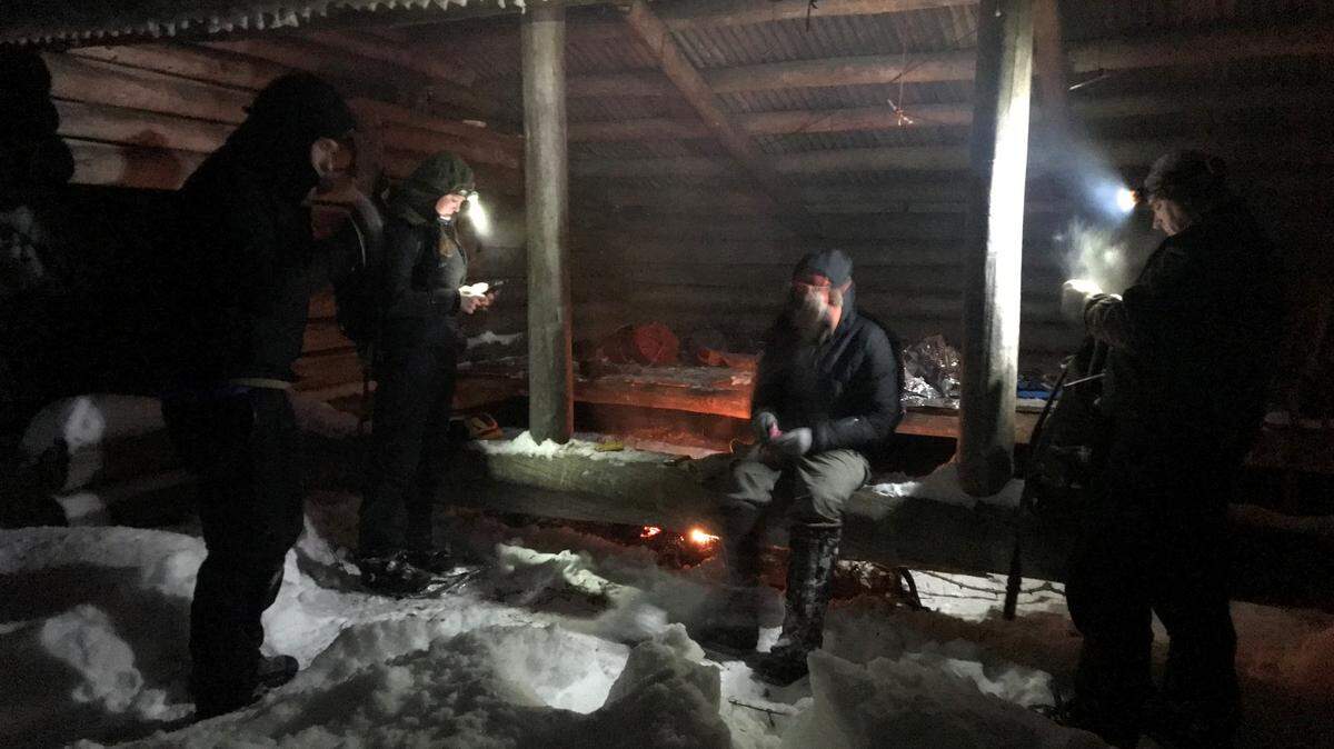 Two hikers were rescued from deep snow on the Appalachian Trail in Maine.