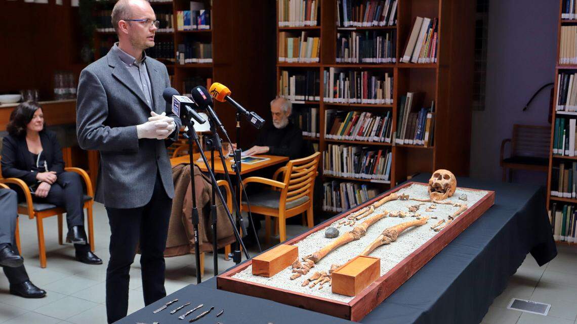 The skeletal remains of an ancient Roman doctor and his medical equipment were recently discovered in Hungary, officials said.