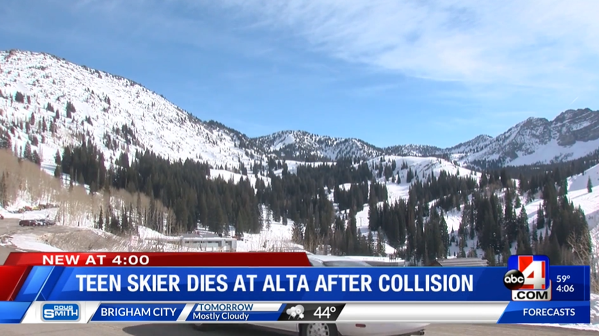 A 14-year-old died after a collision at a Utah ski resort, authorities said.