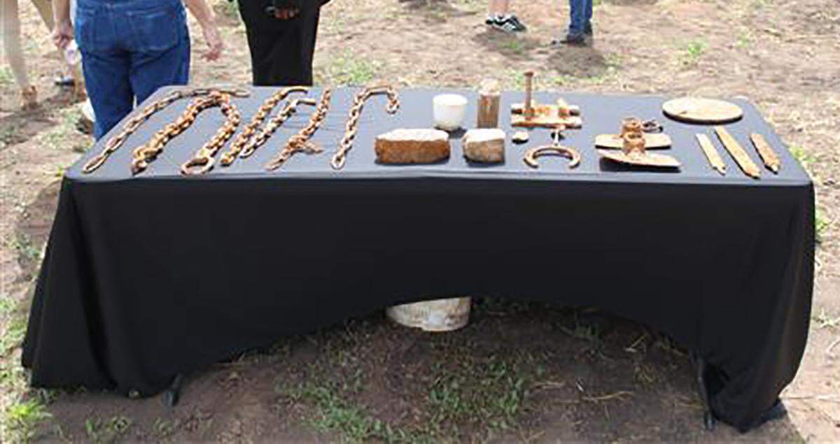 Chains and other artifacts were also found at the site of what researchers believe is an old prison camp associated with Texas Jim Crow era “convict leasing system.”