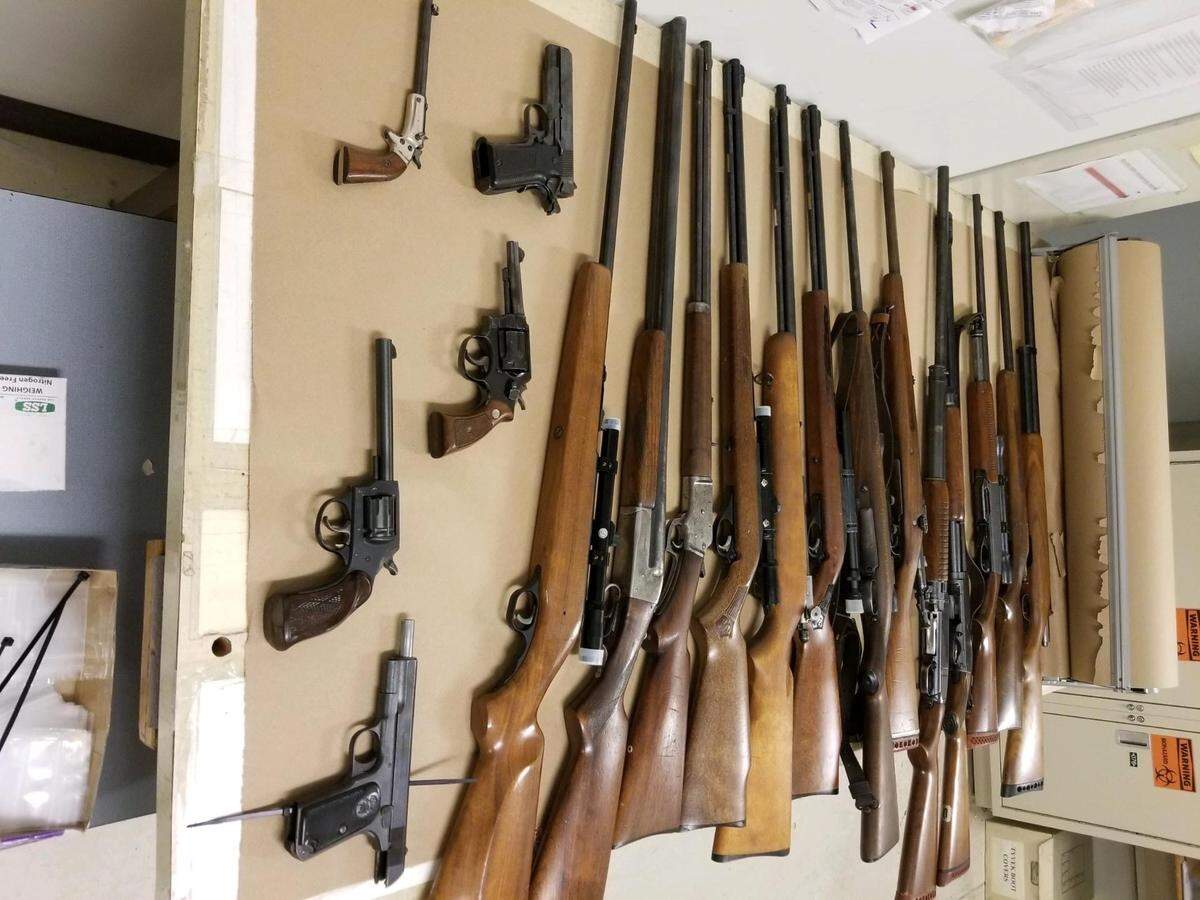 A 91-year-old Seattle man with dementia surrendered 18 guns to police on an extreme risk protection court order after family said he threatened to shoot anyone who came to his home, authorities said.
