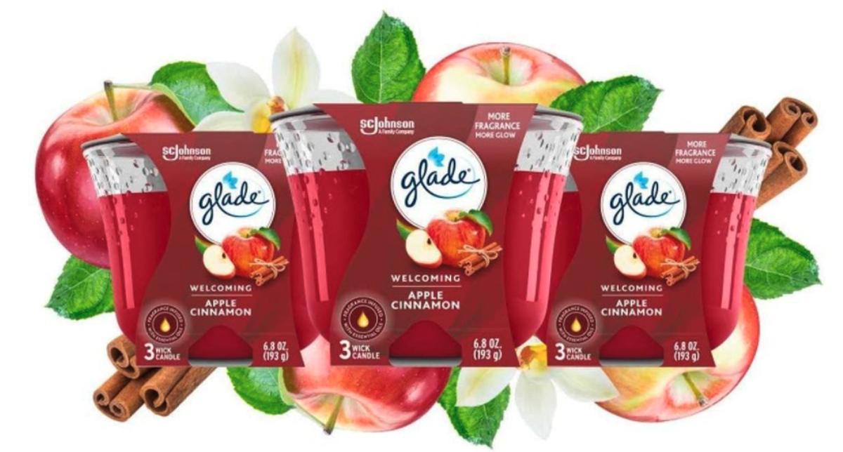 Glade Apple Cinnamon candle