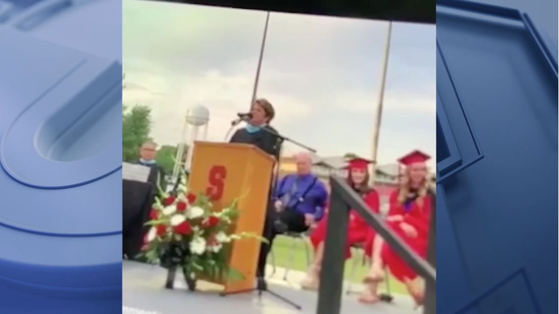 Deputy Superintendent Vicki Culvert resigned from Stanly County Schools in North Carolina after a graduation speech at South Stanly High School on May 28, 2021.