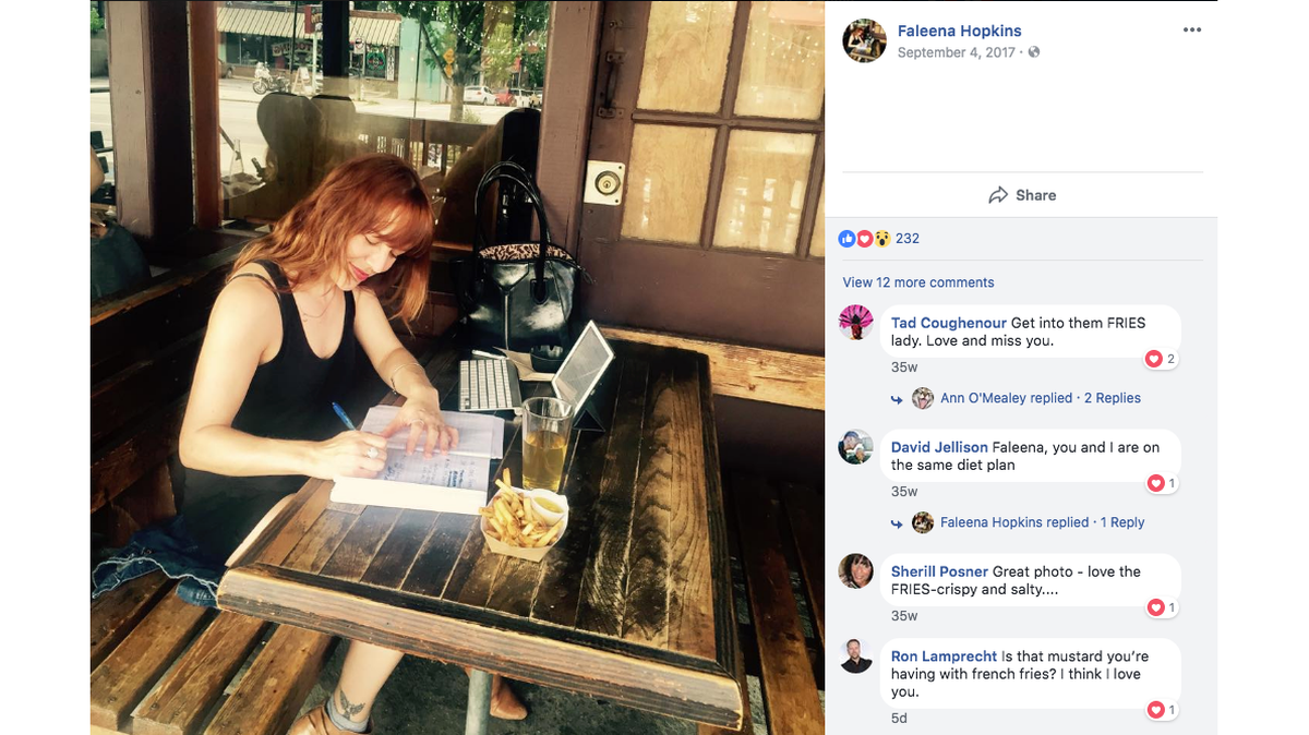 Faleena Hopkins, a romance author of books like "Cocky Cowboy" and "Cocky Biker," obtained a trademark for the word "cocky" in certain circumstances — and other writers have said that's she's threatened to sue over the word if necessary.