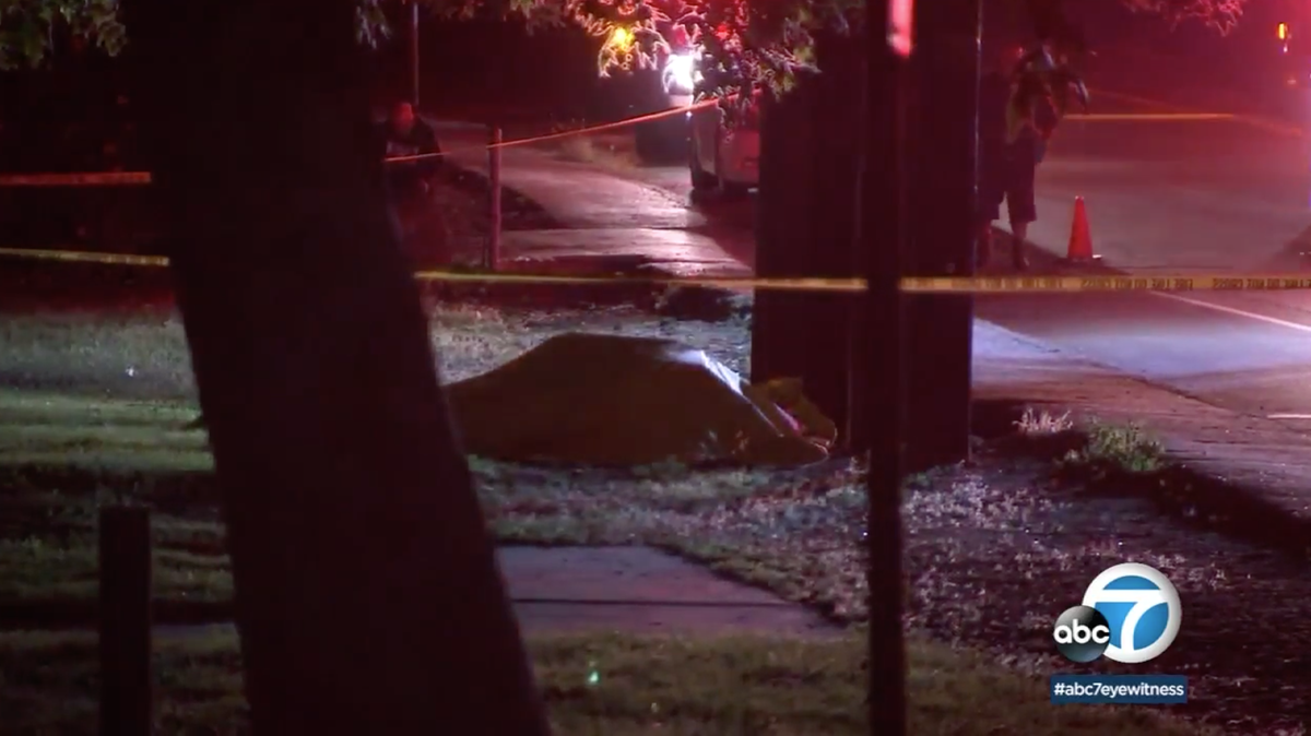 Manuel Medina was riding his horse Monday night in Law View Terrace, California, when the animal galloped into a puddle that was electrified because of a transformer fire. Medina left unharmed — but his horse died.
