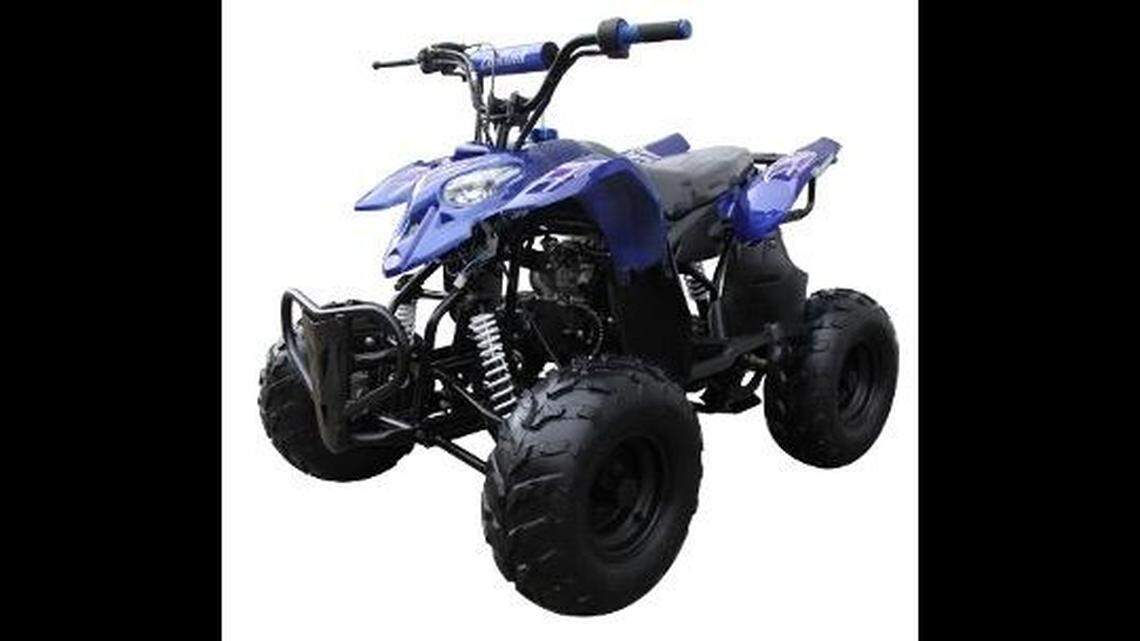 Sales of two models of Maxtrade’s Coolster youth ATVs have been stopped because officials say they go too fast for children.