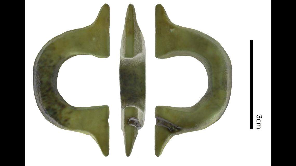 The open rings are about 0.75 inches at the widest part of their opening, the researchers said.