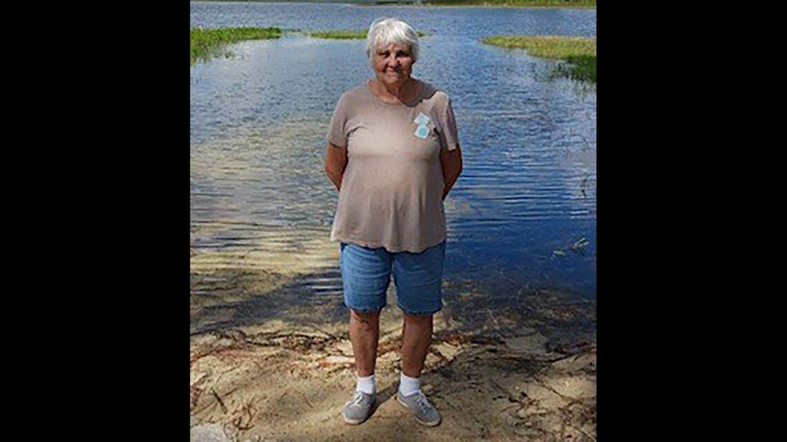 Darlene Peck, 75, was found by python hunters in the Everglades a day after she went missing, according to a Florida sheriff’s office.
