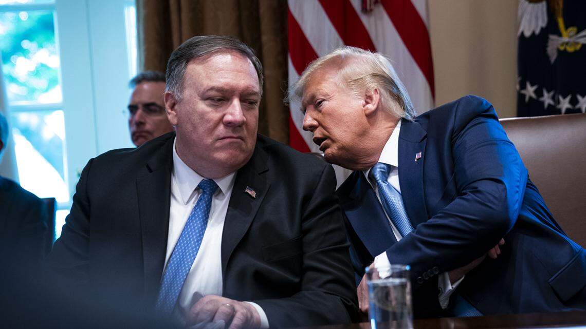 Trump the counterpuncher is striking a careful balance amid rising tensions