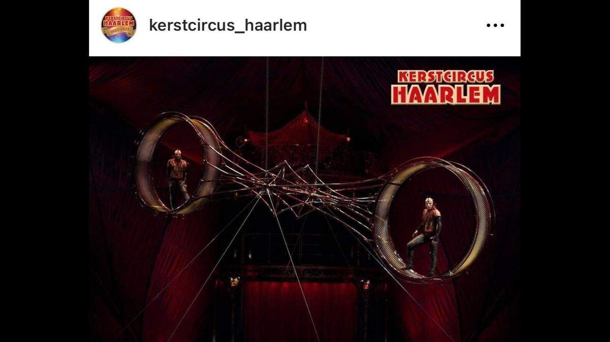 An acrobat was seriously injured after falling off of the “Wheel of Death” during a performance, a Dutch circus troupe said.