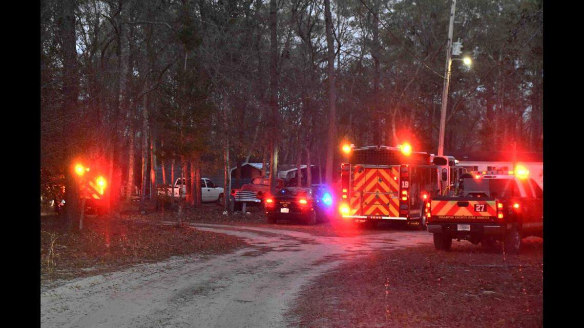 The man was showing “no signs of life” when firefighters arrived on scene, Colleton County Fire-Rescue said. The Colleton County coroner also responded.