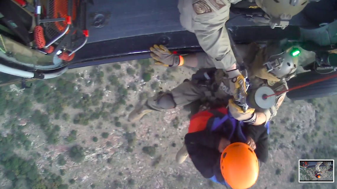 Two Guatemalan migrants were found in the Baboquivari Mountains near Tucson after wandering the desert for several days, border officials said in a news release. At the time of their helicopter rescue, they had leg and back injuries and couldn’t walk any further.