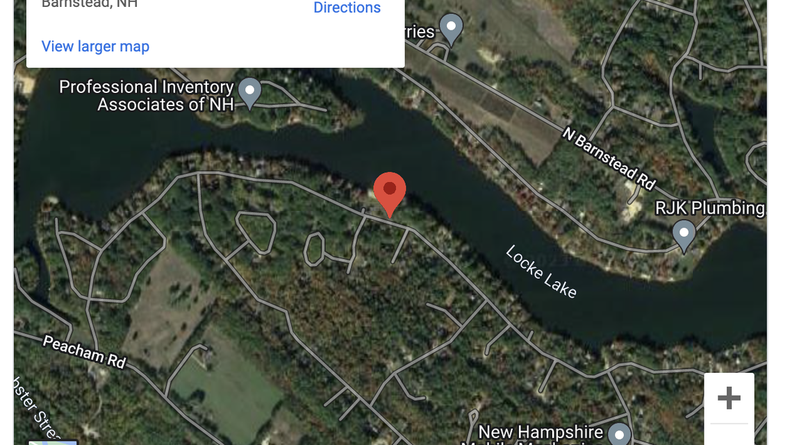 A truck driver rammed an ATV rider off a road in Barnstead, New Hampshire, and threatened to shoot his dog, police said.