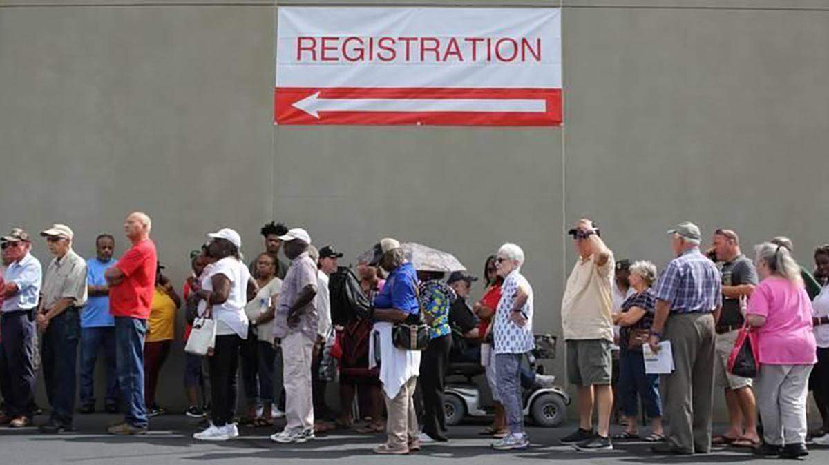 Voters line up to oust the board of the Tri-County Electric Co-Op, a utility company in South Carolina.