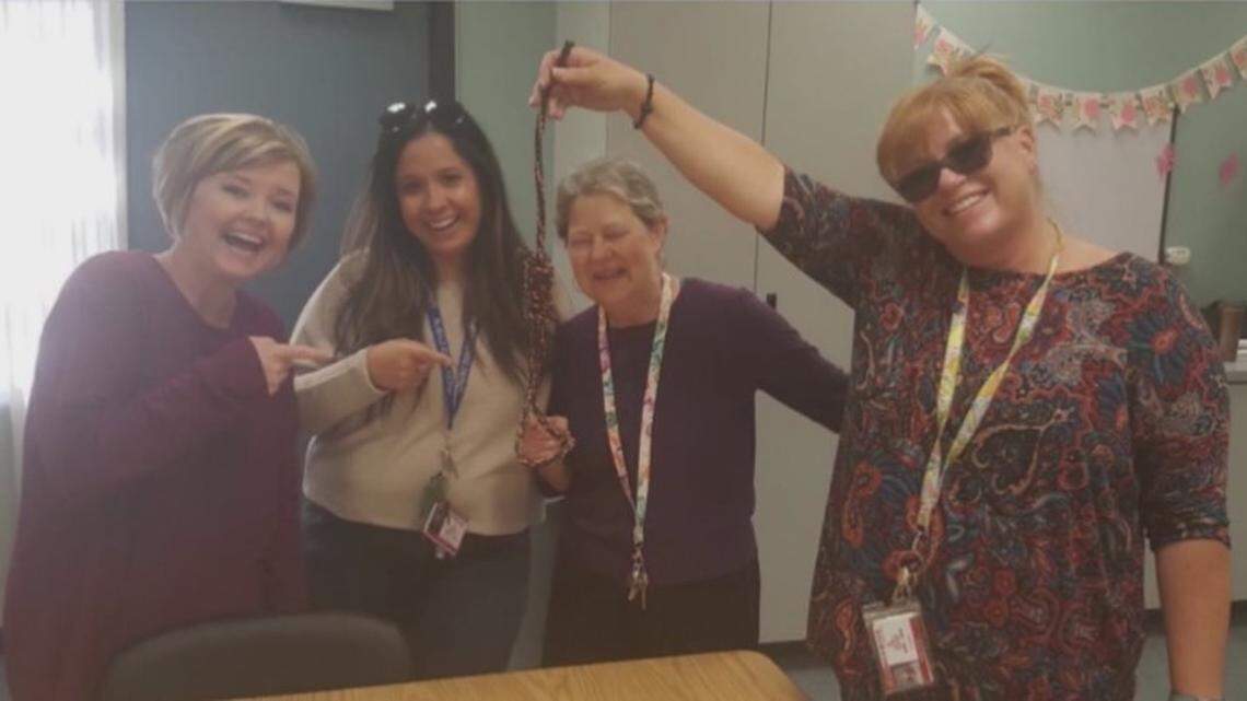 Summerwind Elementary School’s principal and four teachers are on leave in Palmdale, California, after a photo circulated showing smiling women holding what appears to be a noose. The superintendent is investigating.