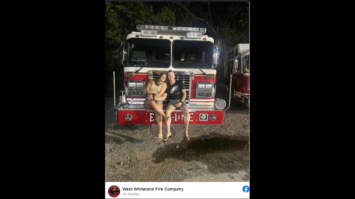 Pennsylvania firefighter Colin Reedy died in a car crash while he was responding to an emergency call.