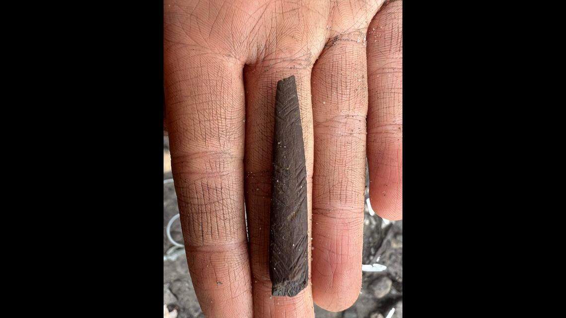 The team unearthed rare traces of woodworking and decorated antlers and tools.