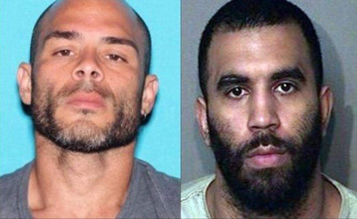 Jose Rivera, Jr., 36, at left, and Rainer Bentulan, 32, at right.