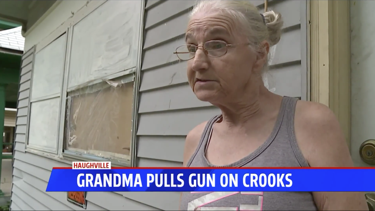 Jonnie McIntosh, a 70-year-old grandmom from Indianapolis, Indiana, said she is armed with a loaded gun to fight off drug dealers after her son overdosed on fake weed called spice and her pregnant granddaughter was murdered in a deal gone bad.