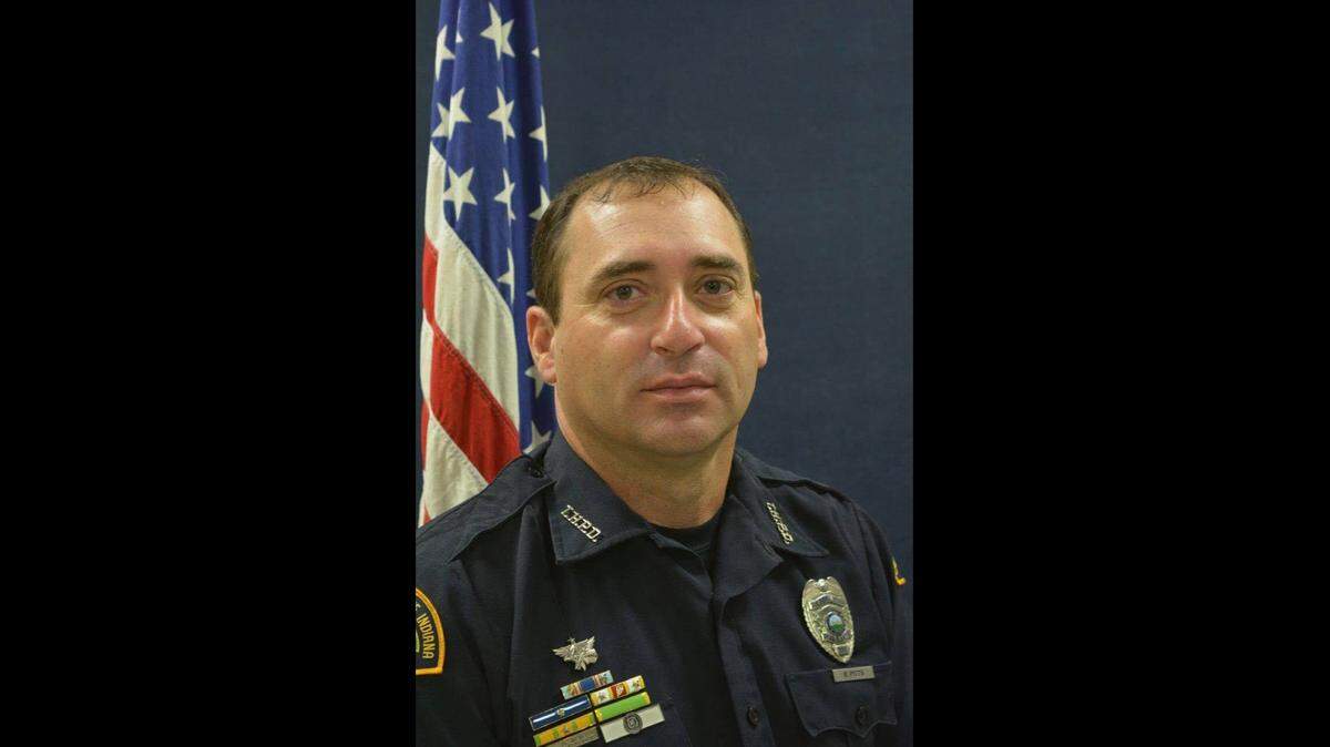 Josie Huff of Robinson, Illinois, stole $248,000 from the estate of the son of Terre Haute, Indiana, officer Rob Pitts, who was killed on duty, police said. Photo from Terre Haute Police Department.