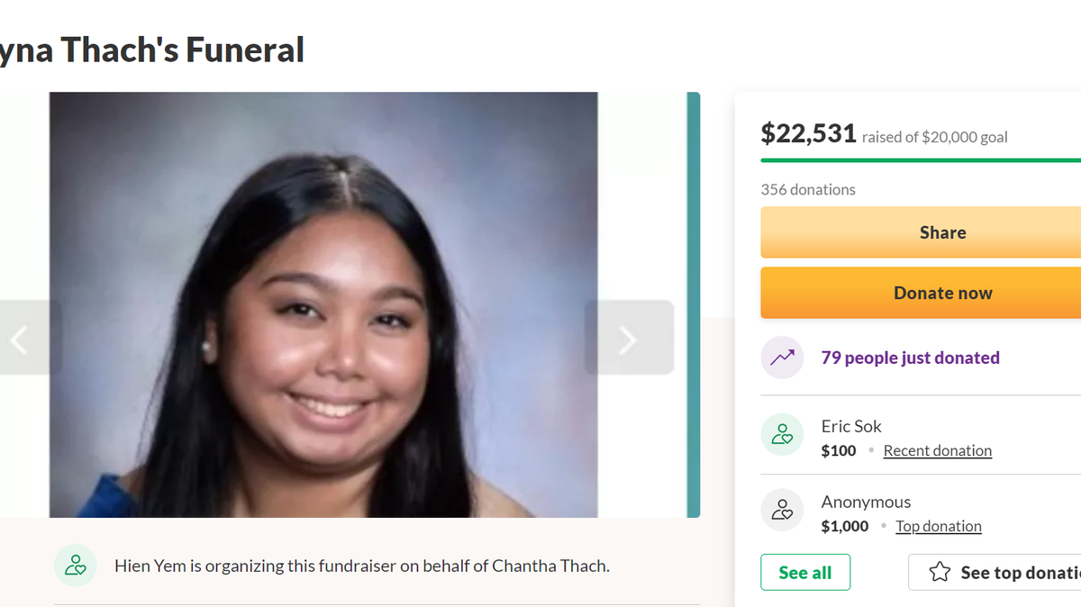 Alayna Thach, a 17-year-old high school senior from Philadelphia, died after contracting COVID-19 the week before. She loved to sing and dreamed of being a life coach, her GoFundMe page said.