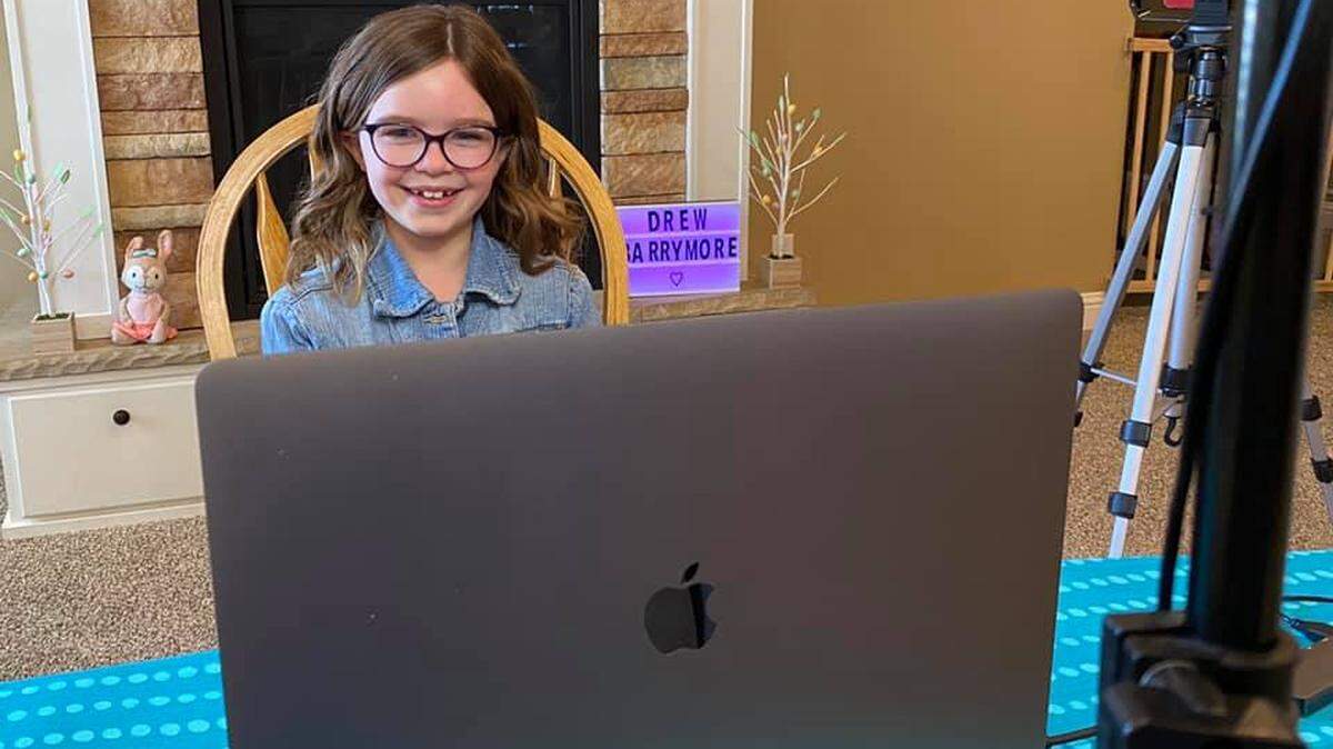 An Idaho 7-year-old started an interview series and has talked with dozens of people. She was on the Drew Barrymore Show and got a package from Taylor Swift. 