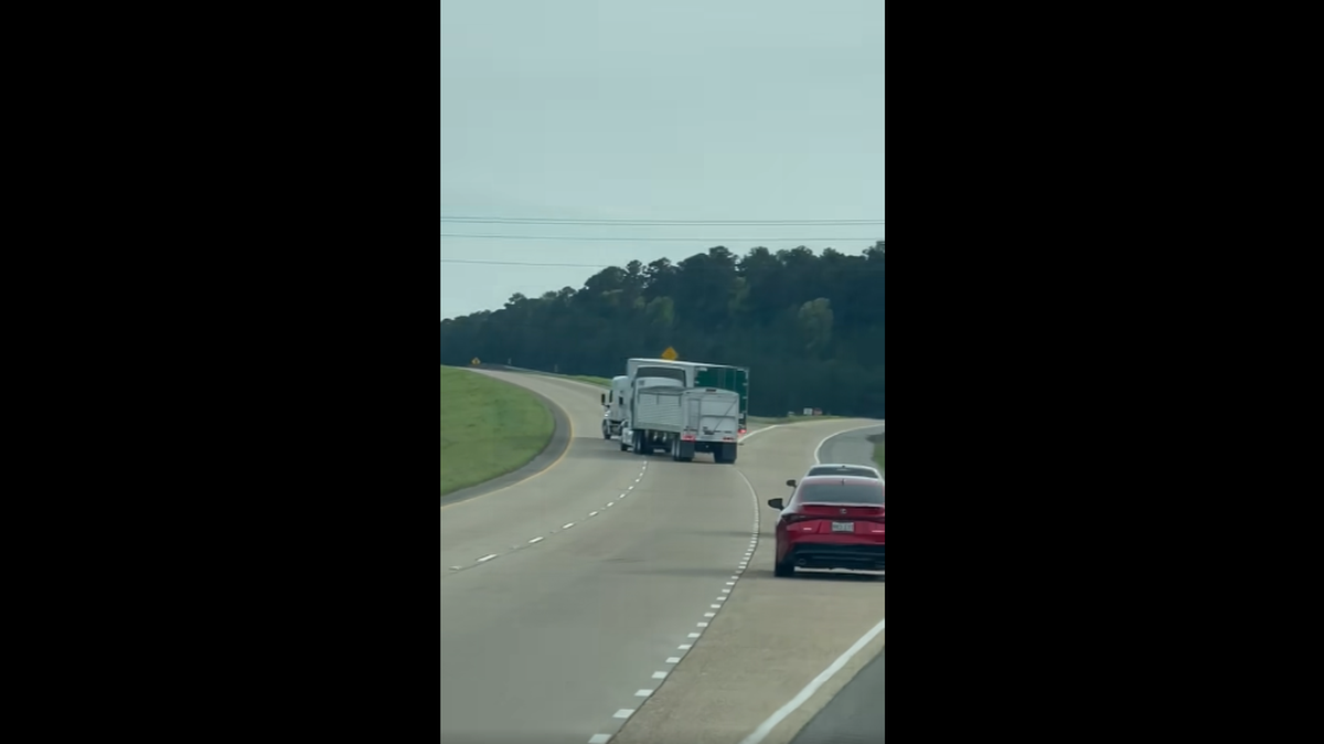 A video of the road rage incident was shared on social media.