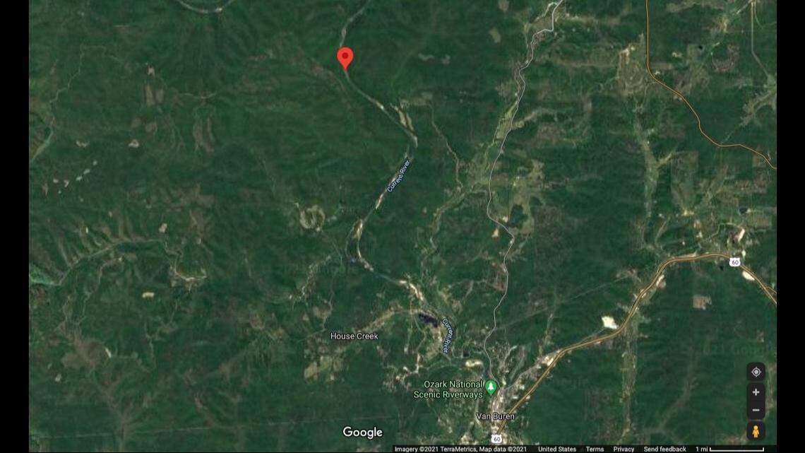 David Robles, an 82-year-old Los Angeles, California, man drowned on the Current River in Missouri, police say. Screengrab from Google.