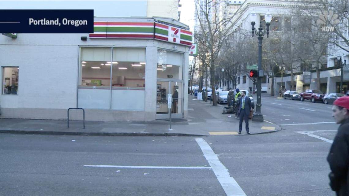 A Portland, Oregon, building with a 7-Eleven in it put out a device that emits a high-pitched, piercing noise to deter the homeless from camping and sleeping. City officials shut it down, saying it was too loud.