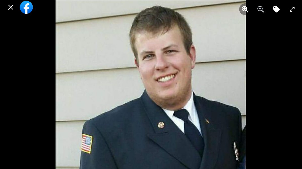 One firefighter was killed and another was injured after a rollover crash, Indiana officials said.