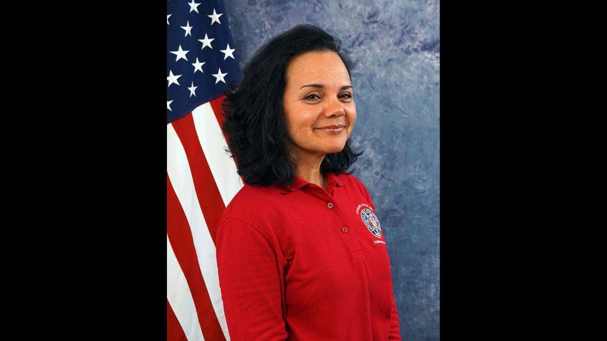 Leander, Texas, Police Department dispatcher Rowena Speight was stabbed to death by her son, Miles Speight, officials say. Photo from Leander Police Department on Facebook.