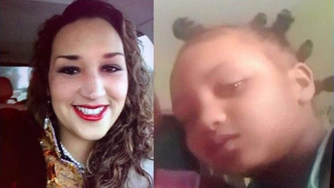 Taheera Ahmad, 39, (left); and her child Hafza Hailey, 7.