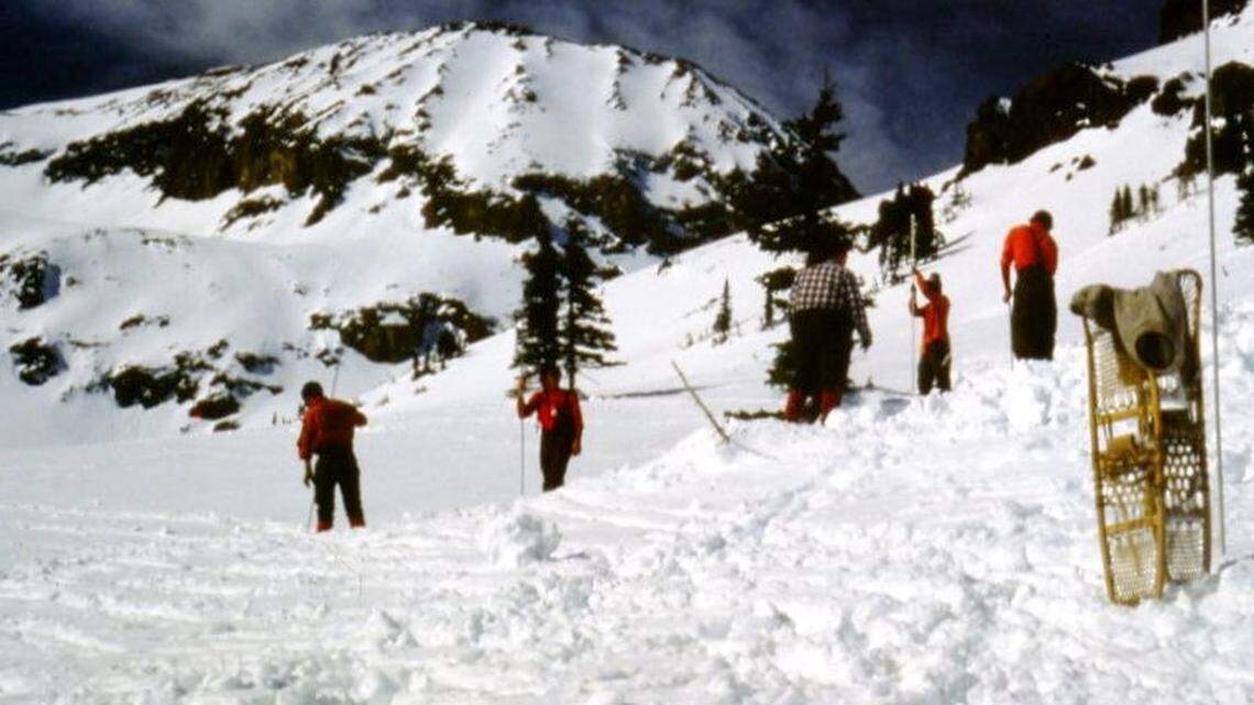 Ground search operations in 1983 for Rudi Moder.