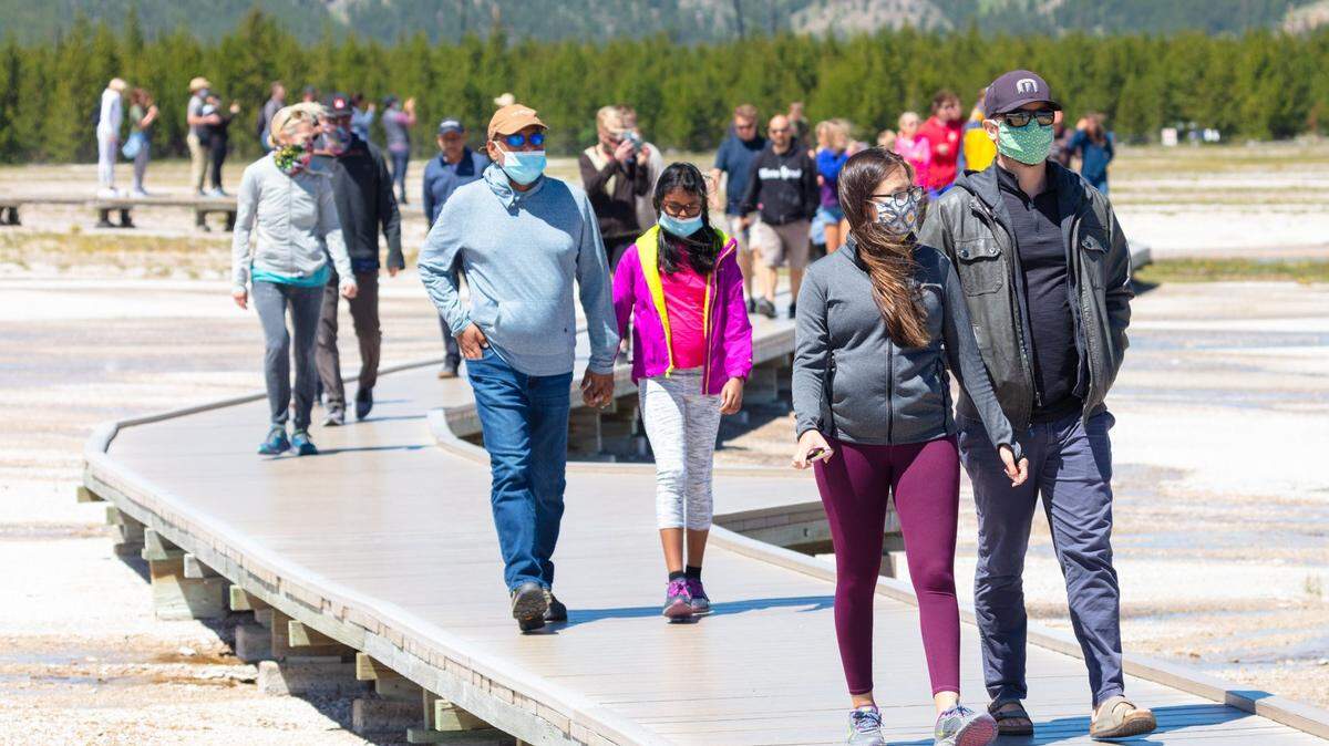 President Joe Biden’s order to require masks in all federal buildings and lands would call for tourists at national parks and monuments to wear face coverings.